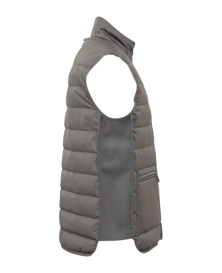 down knit vest by Selfnex