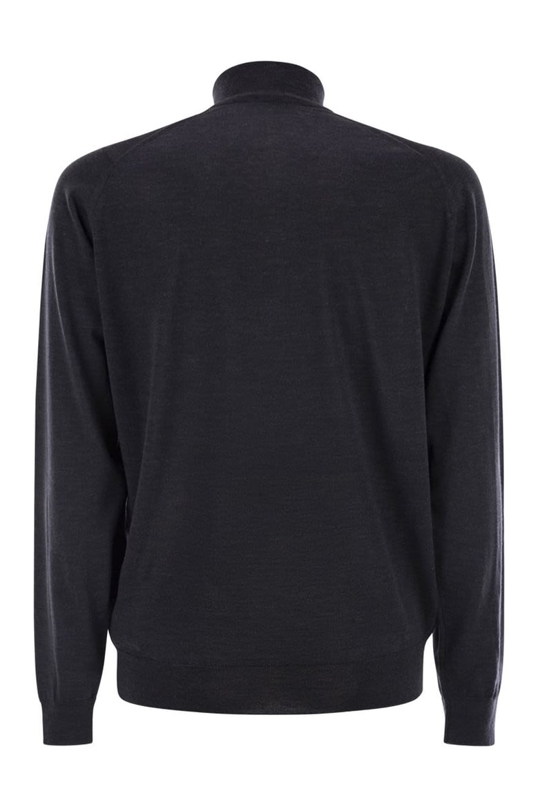 barrow - high-neck jumper with half zip by Selfnex