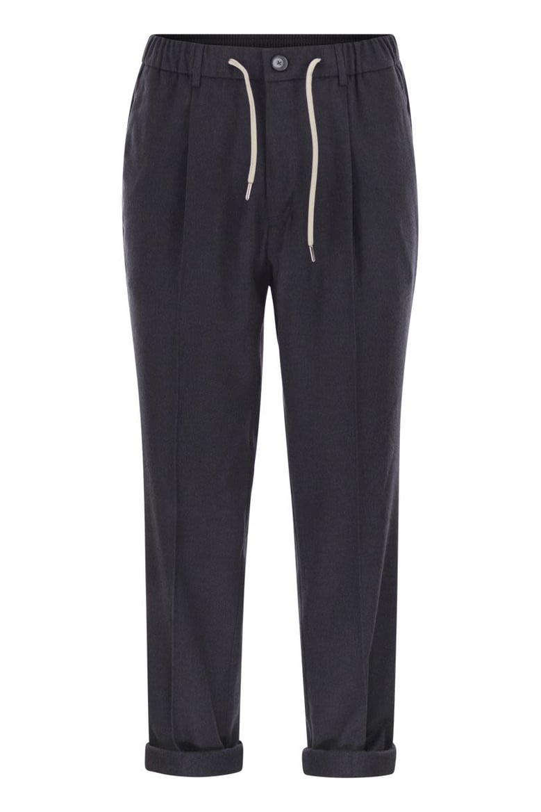 cashmere and silk trousers by Selfnex