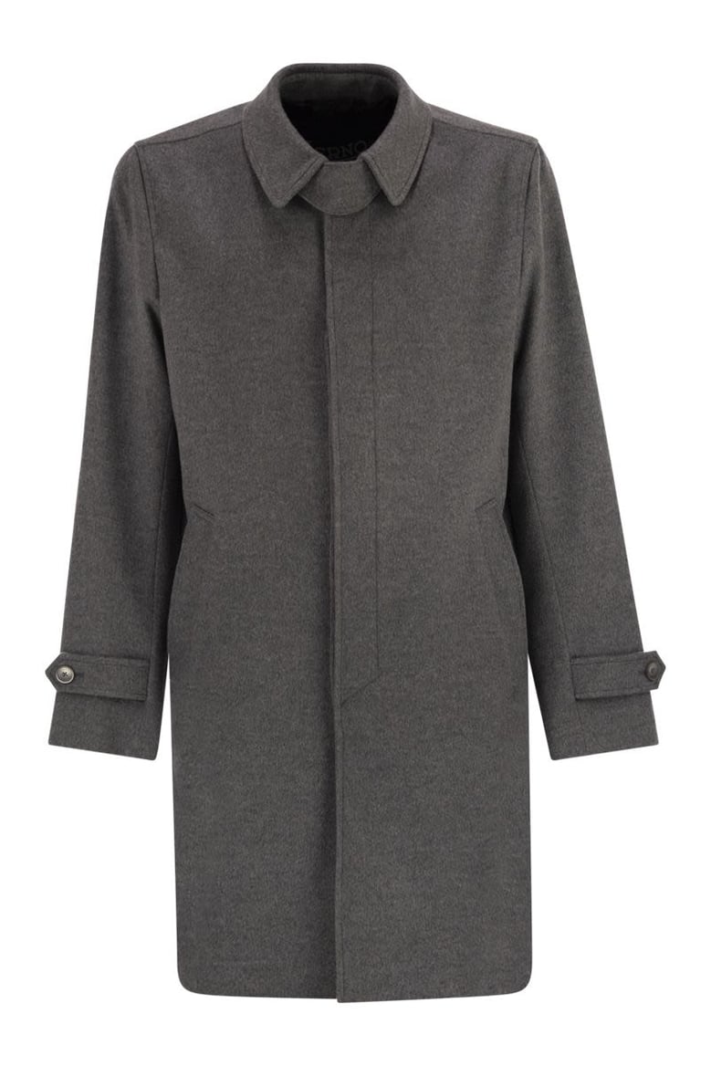 wool and cashmere coat by Selfnex
