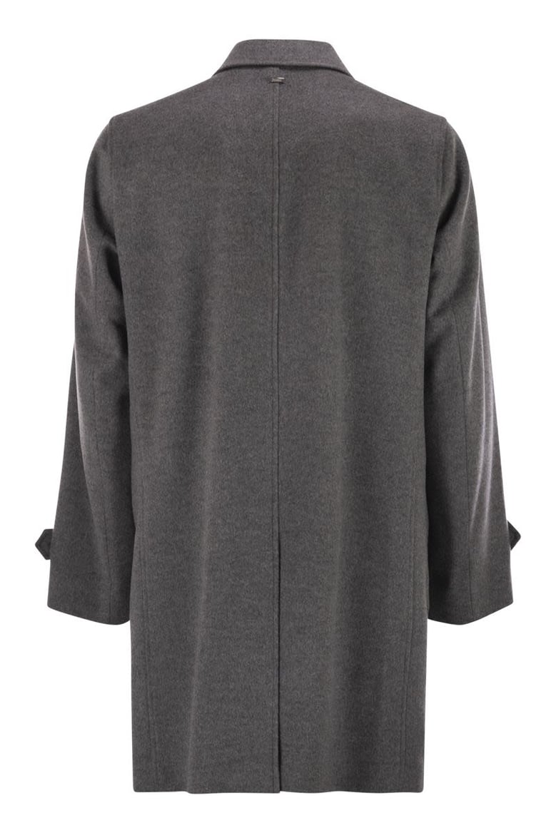 wool and cashmere coat by Selfnex
