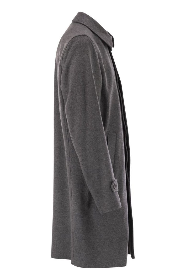 wool and cashmere coat by Selfnex