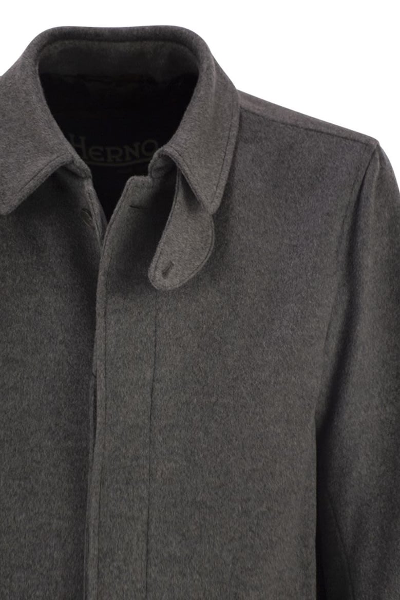 wool and cashmere coat by Selfnex