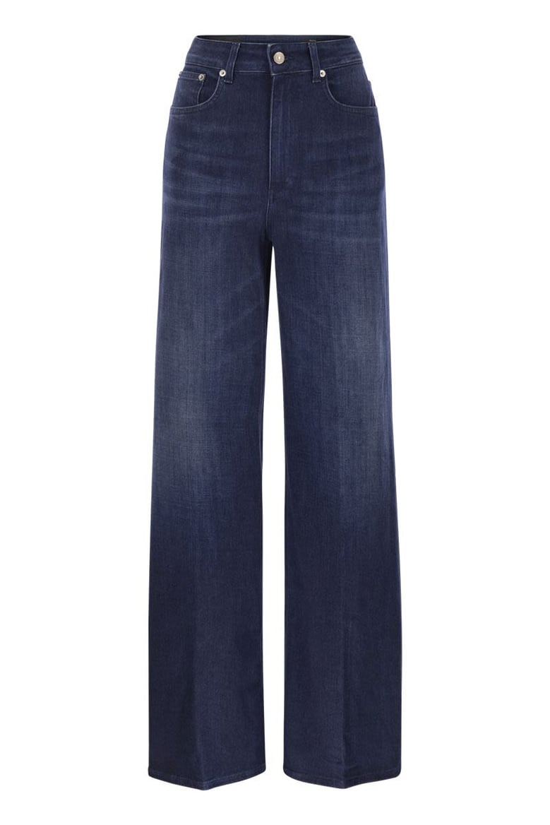 beatrix - five-pocket wide-leg jeans by Selfnex