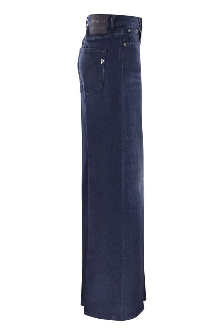 beatrix - five-pocket wide-leg jeans by Selfnex