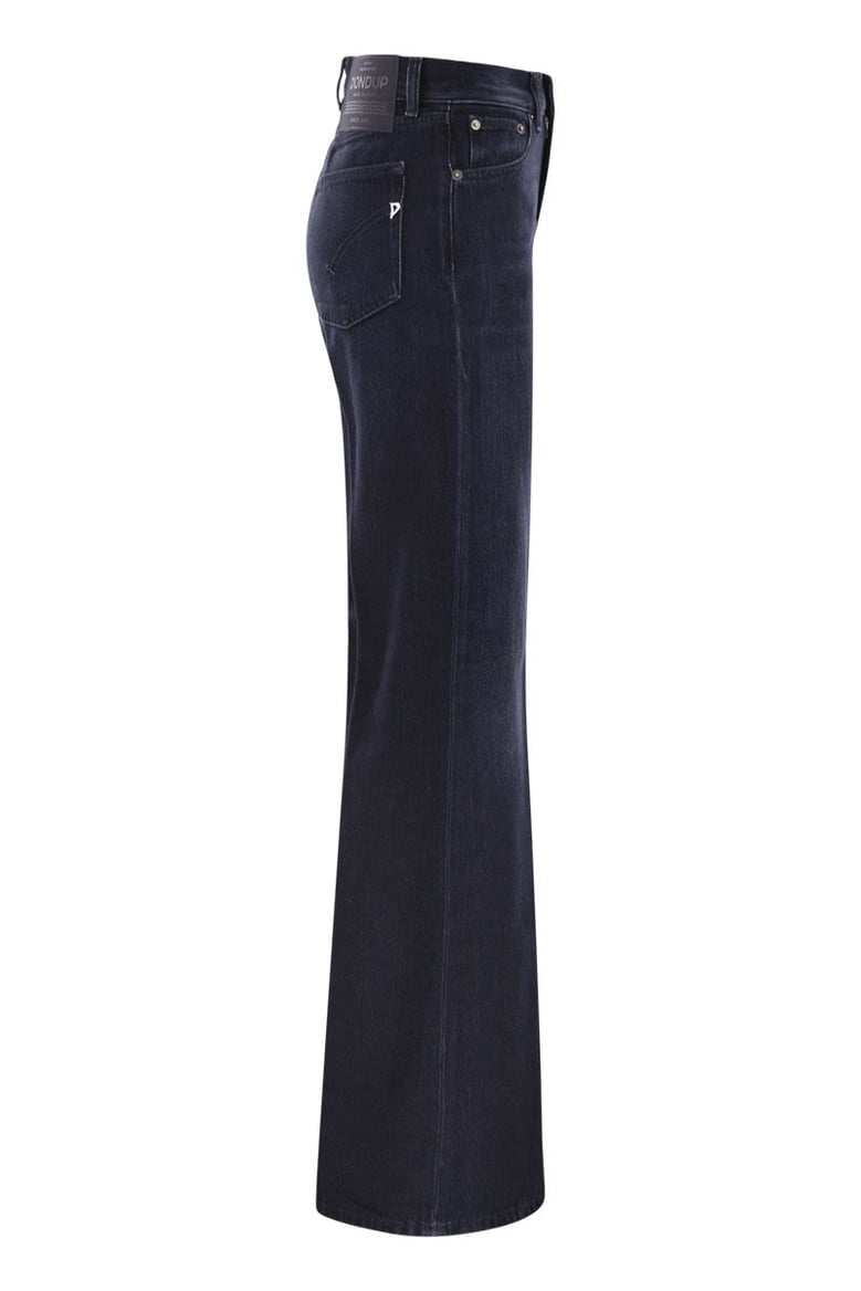 amber - five-pocket wide-leg jeans by Selfnex