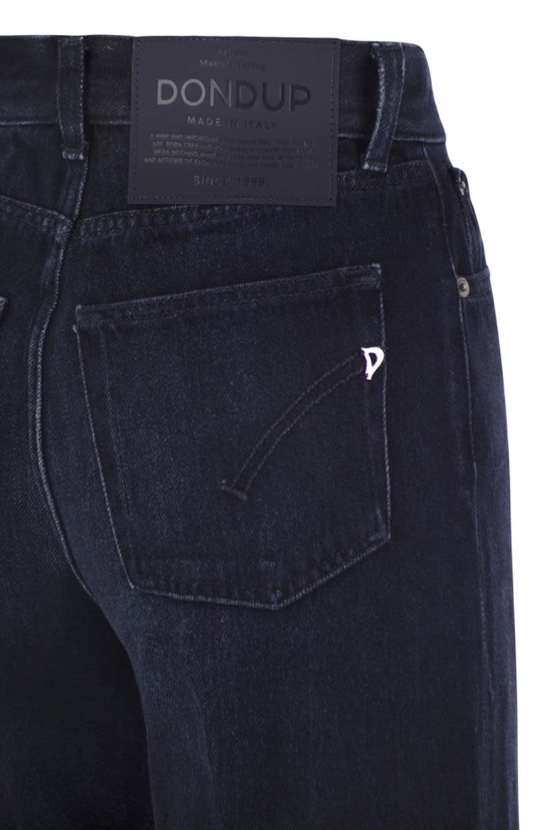 amber - five-pocket wide-leg jeans by Selfnex