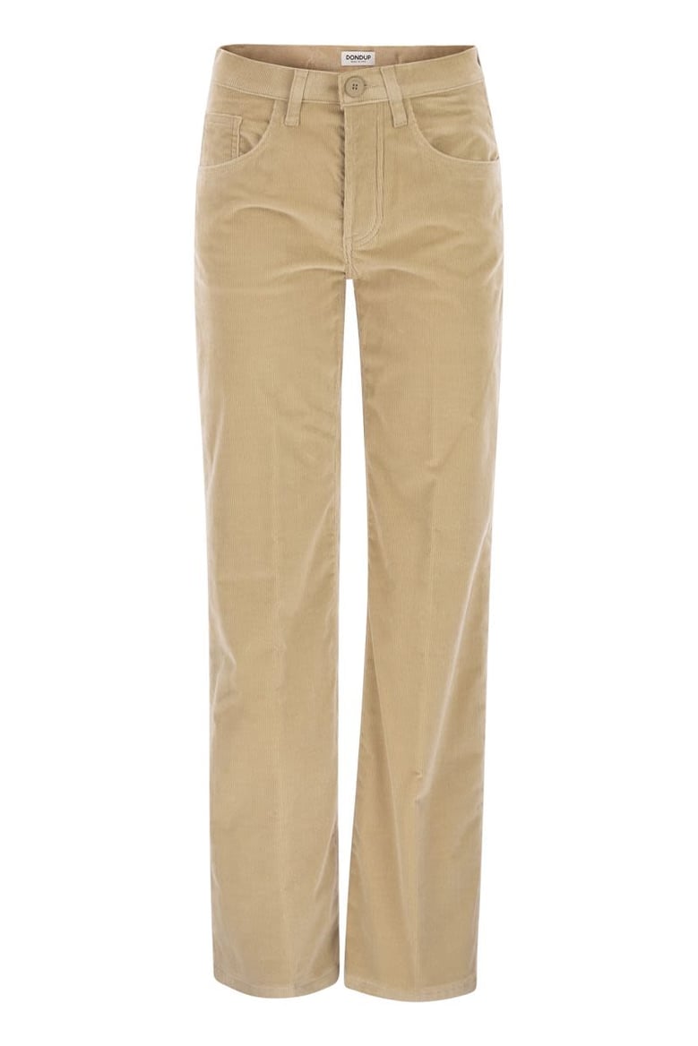 jacklyn - wide-leg corduroy trousers by Selfnex