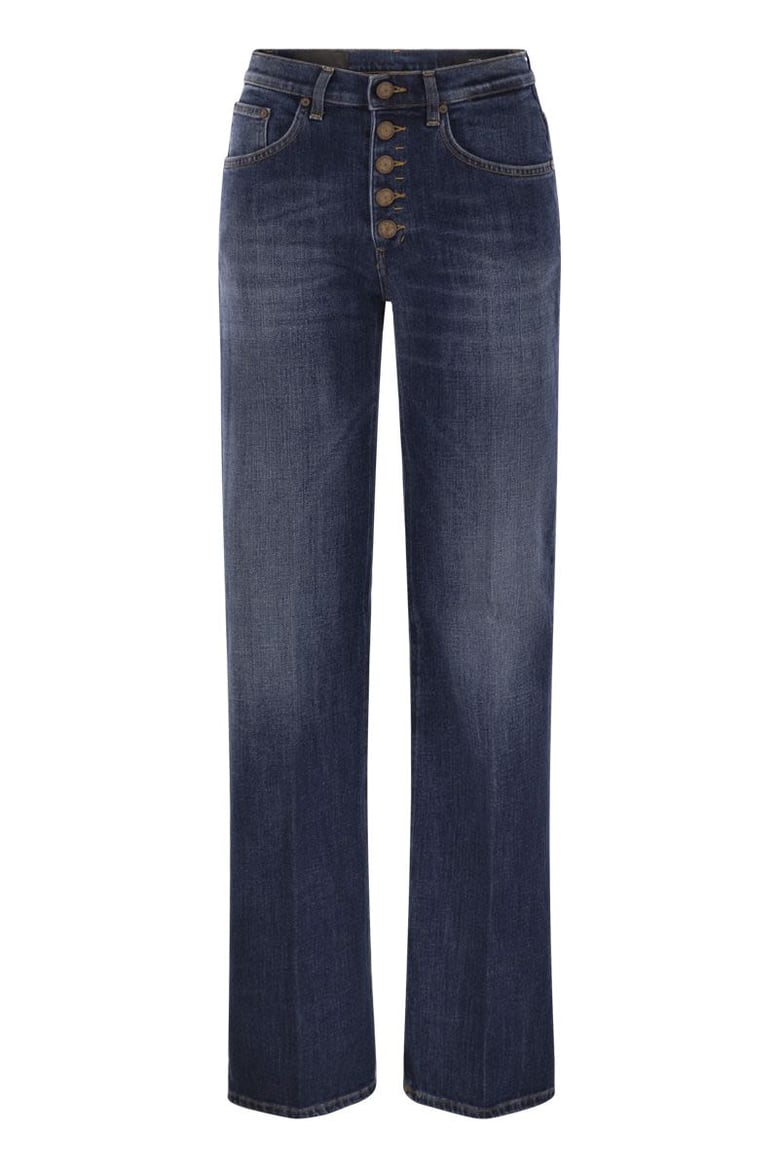 jacklyn - wide-leg stretch denim jeans by Selfnex