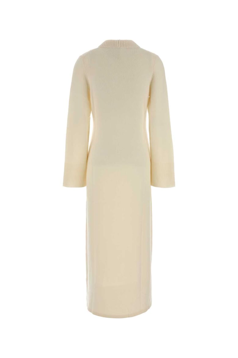 ivory wool blend ari dress by Selfnex
