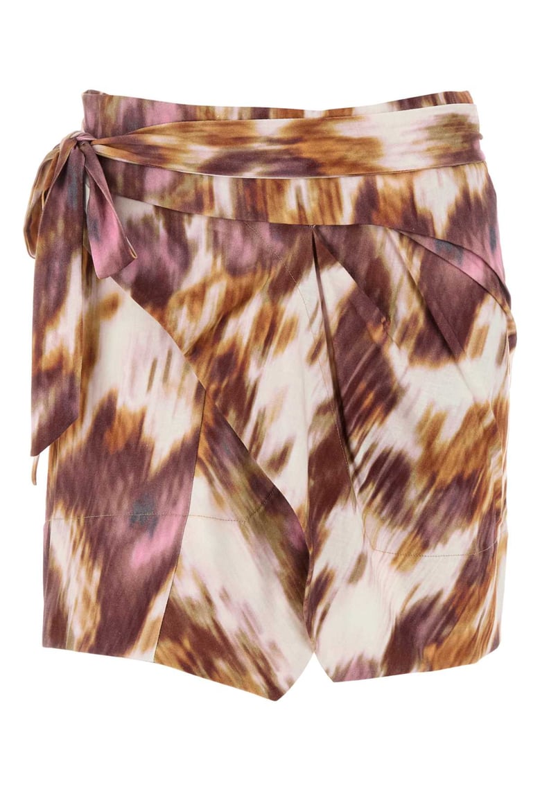 printed cotton berenice mini skirt by Selfnex