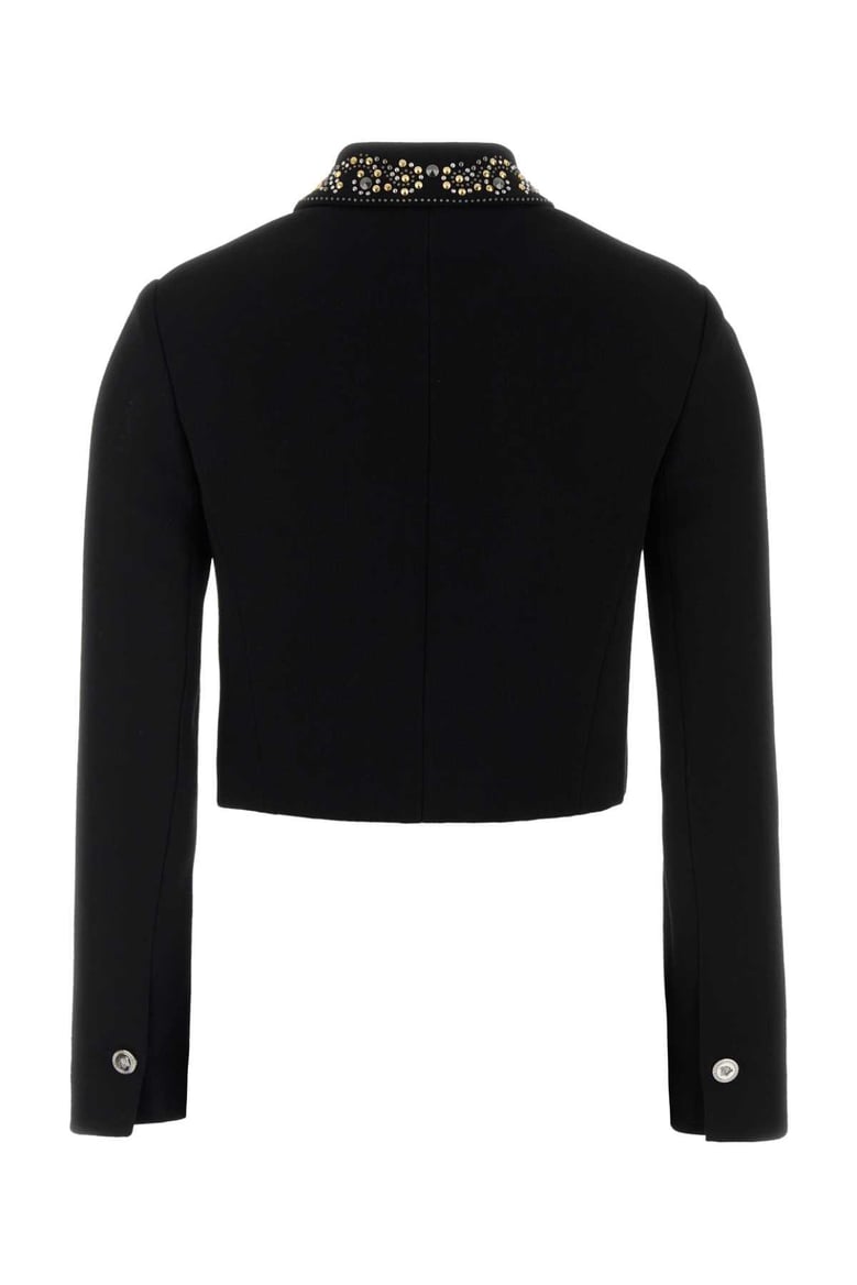 black wool blazer by Selfnex