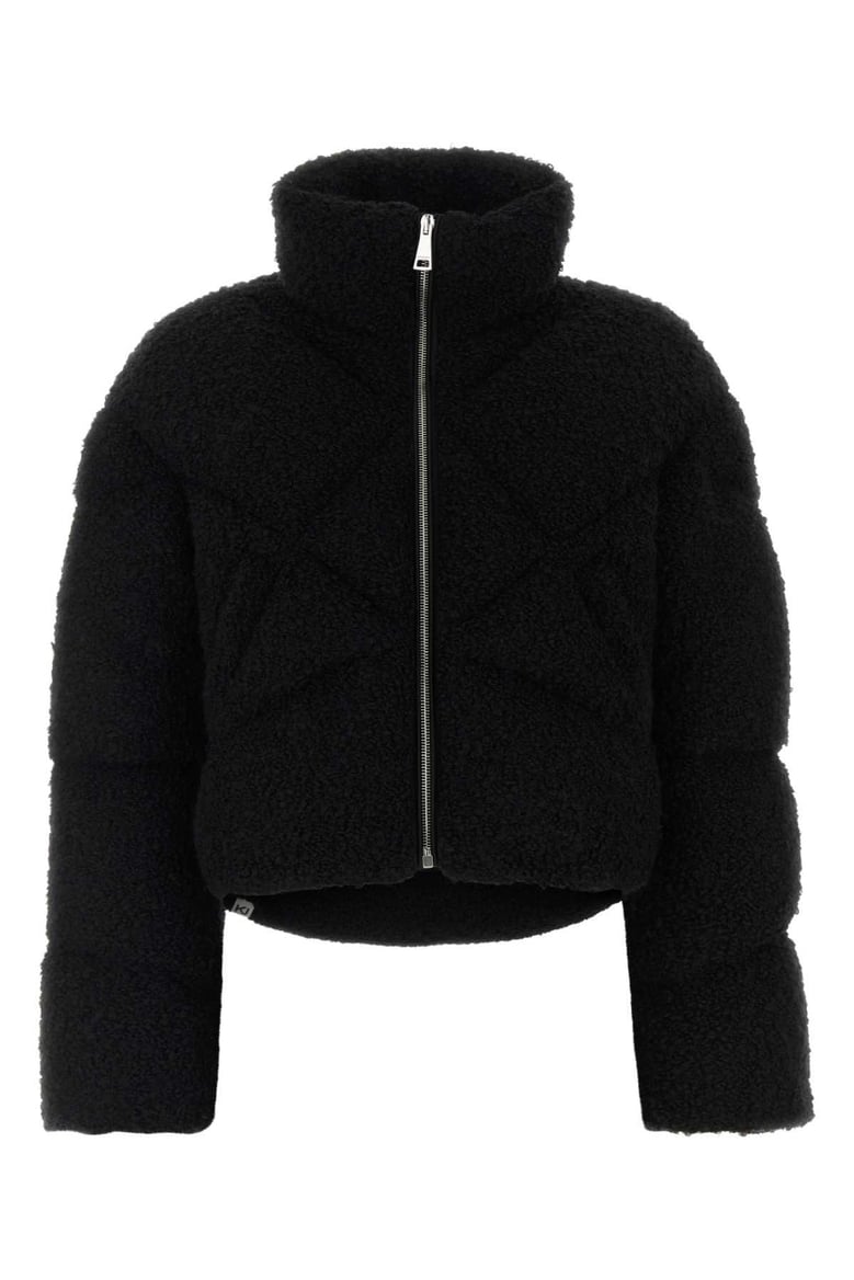 black teddy daisy down jacket by Selfnex