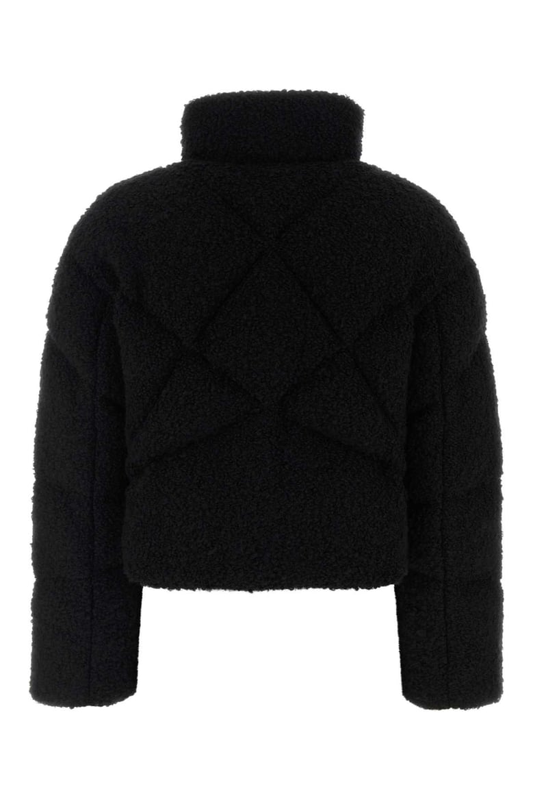 black teddy daisy down jacket by Selfnex