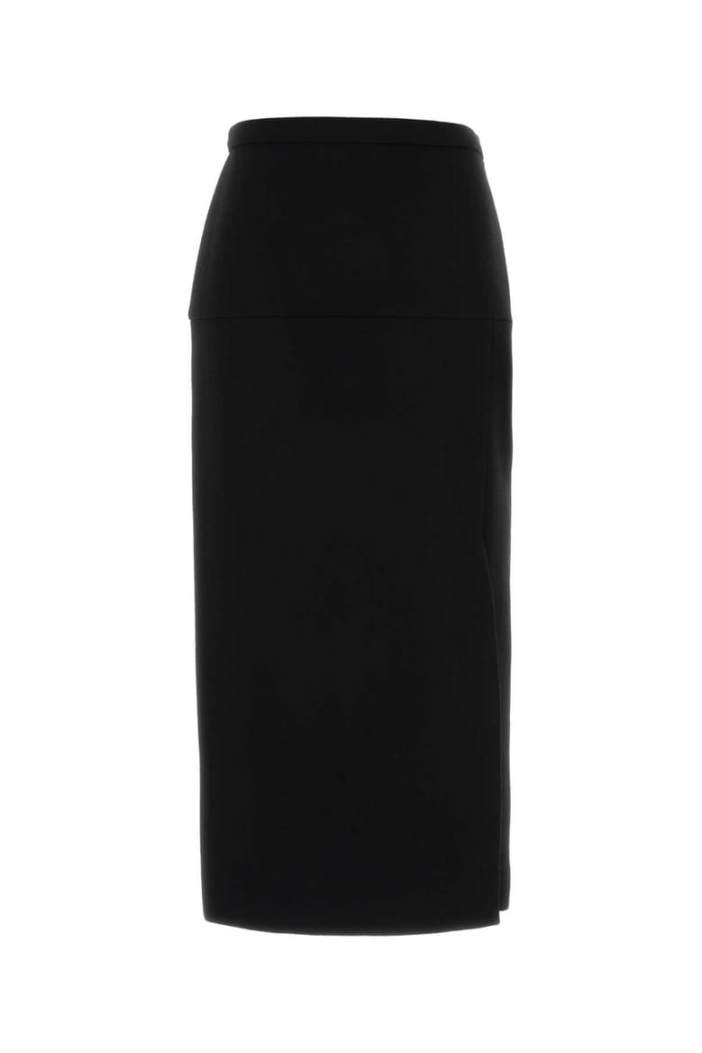 black wool skirt by Selfnex