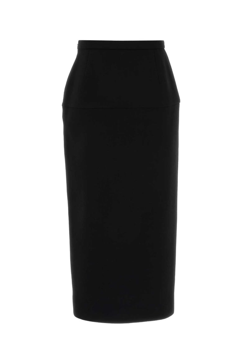 black wool skirt by Selfnex
