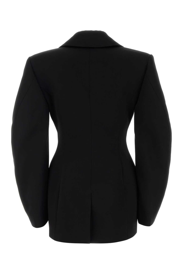 black wool blazer by Selfnex