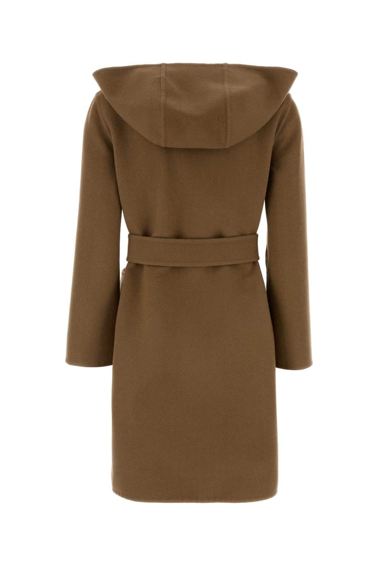 camel wool reversibile coat by Selfnex