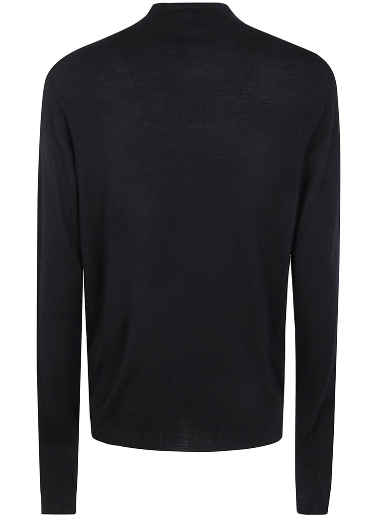 wool crew neck sweater by Selfnex
