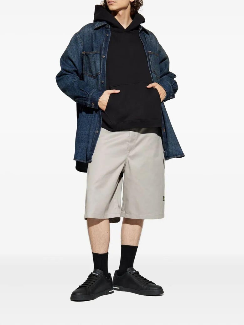 initial boxy oversized hoodie by Selfnex