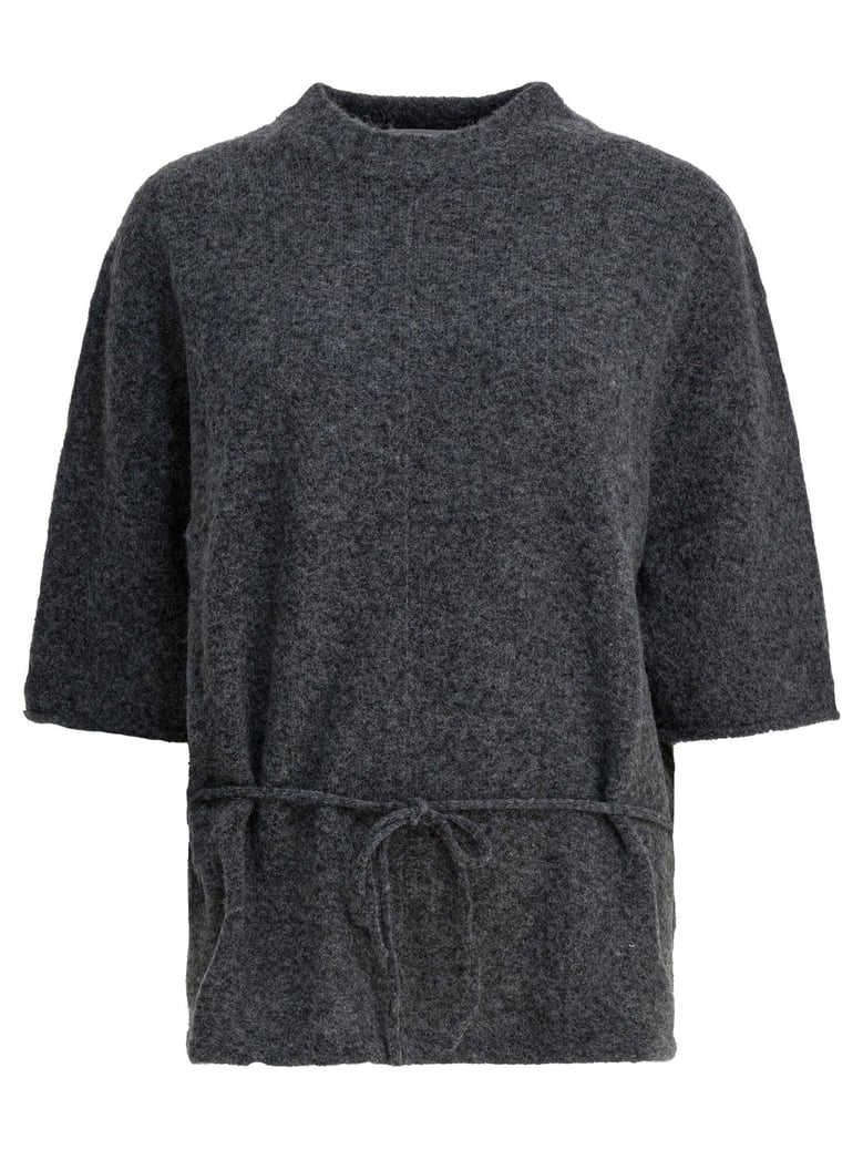 wool-blend crew-neck sweater by Selfnex