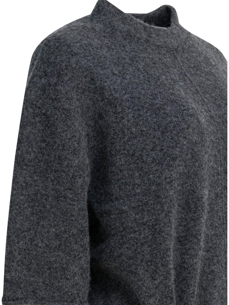 wool-blend crew-neck sweater by Selfnex