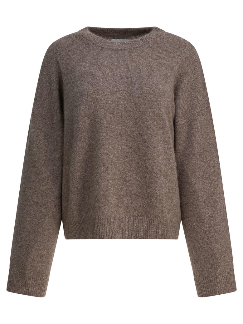 tristan wool-blend crewneck sweater by Selfnex