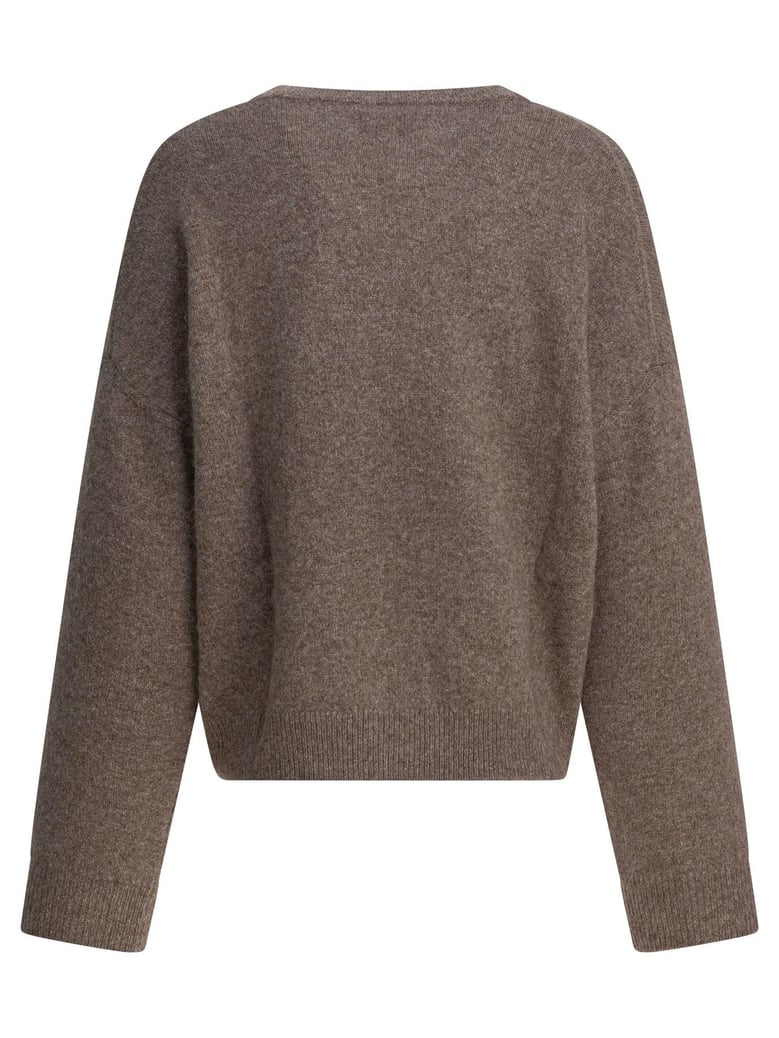 tristan wool-blend crewneck sweater by Selfnex
