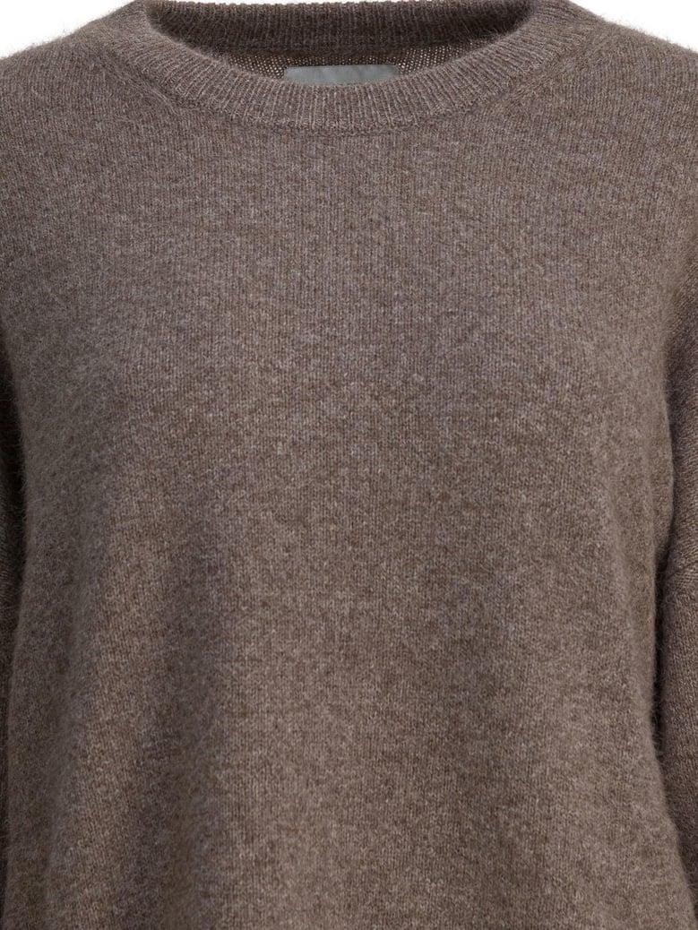 tristan wool-blend crewneck sweater by Selfnex