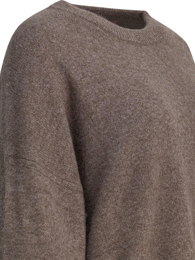 tristan wool-blend crewneck sweater by Selfnex