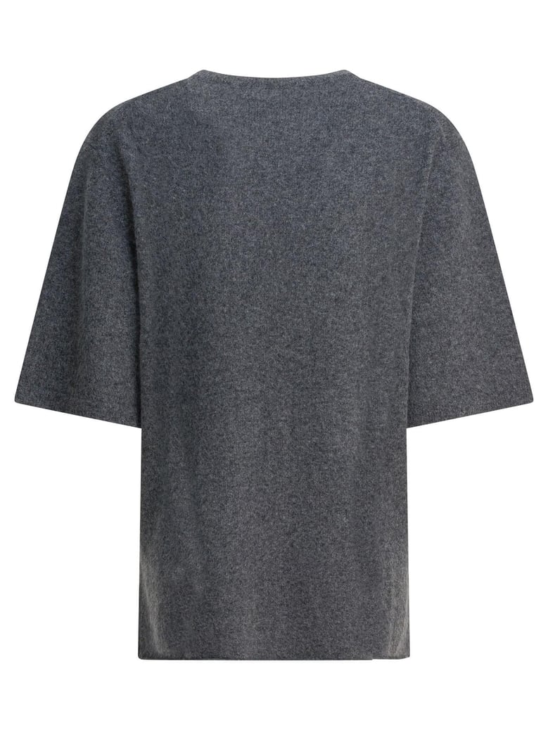 raven crewneck sweater in wool blend by Selfnex