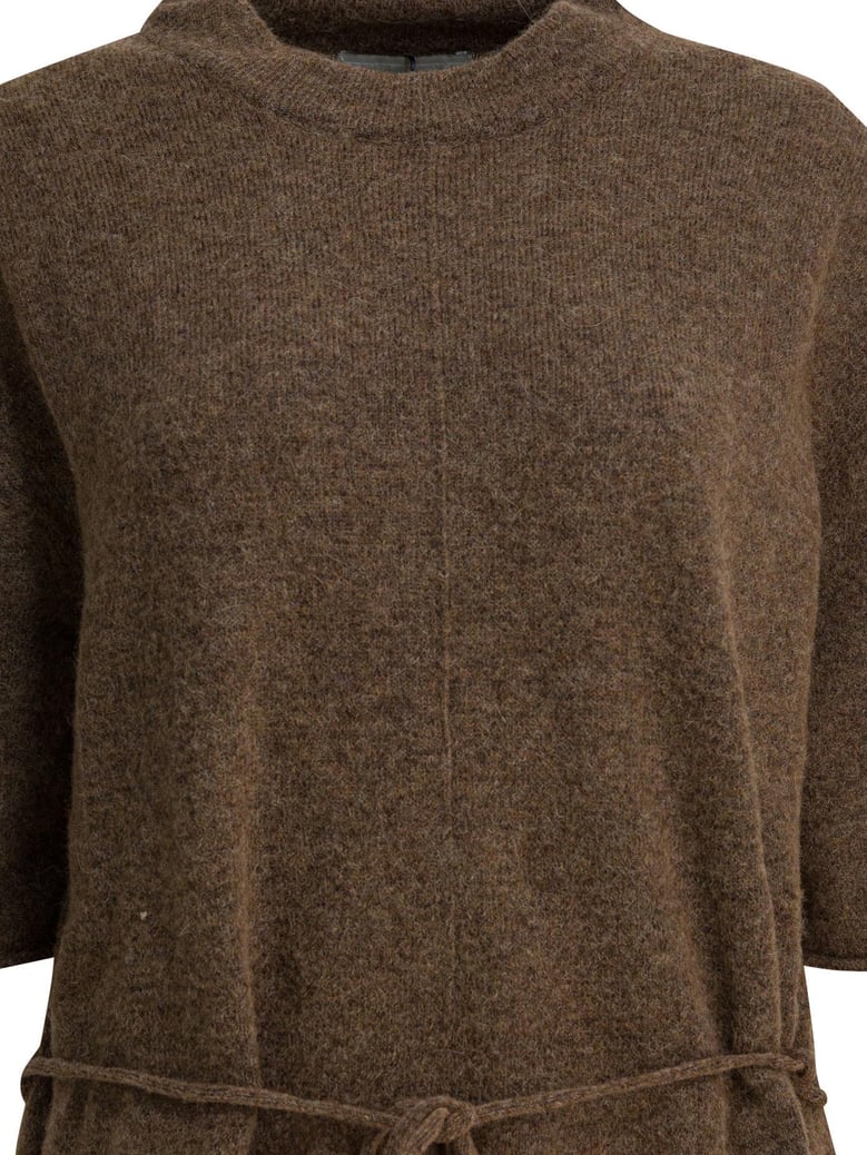 wool-blend crew-neck sweater by Selfnex