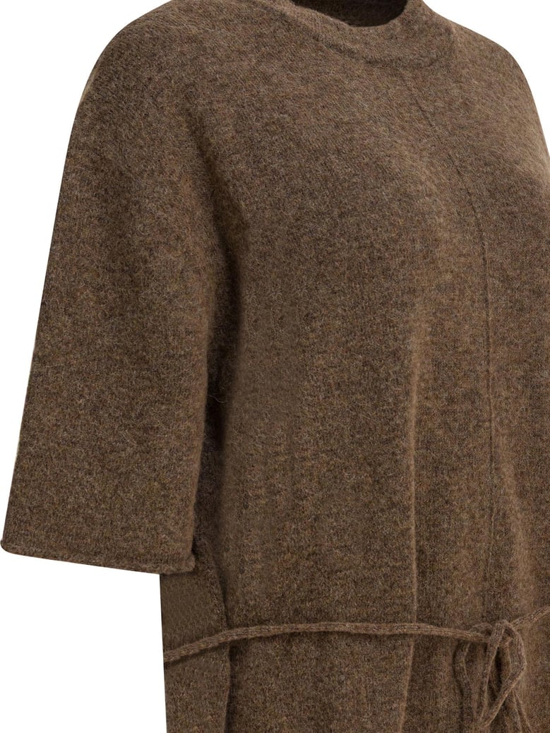 wool-blend crew-neck sweater by Selfnex
