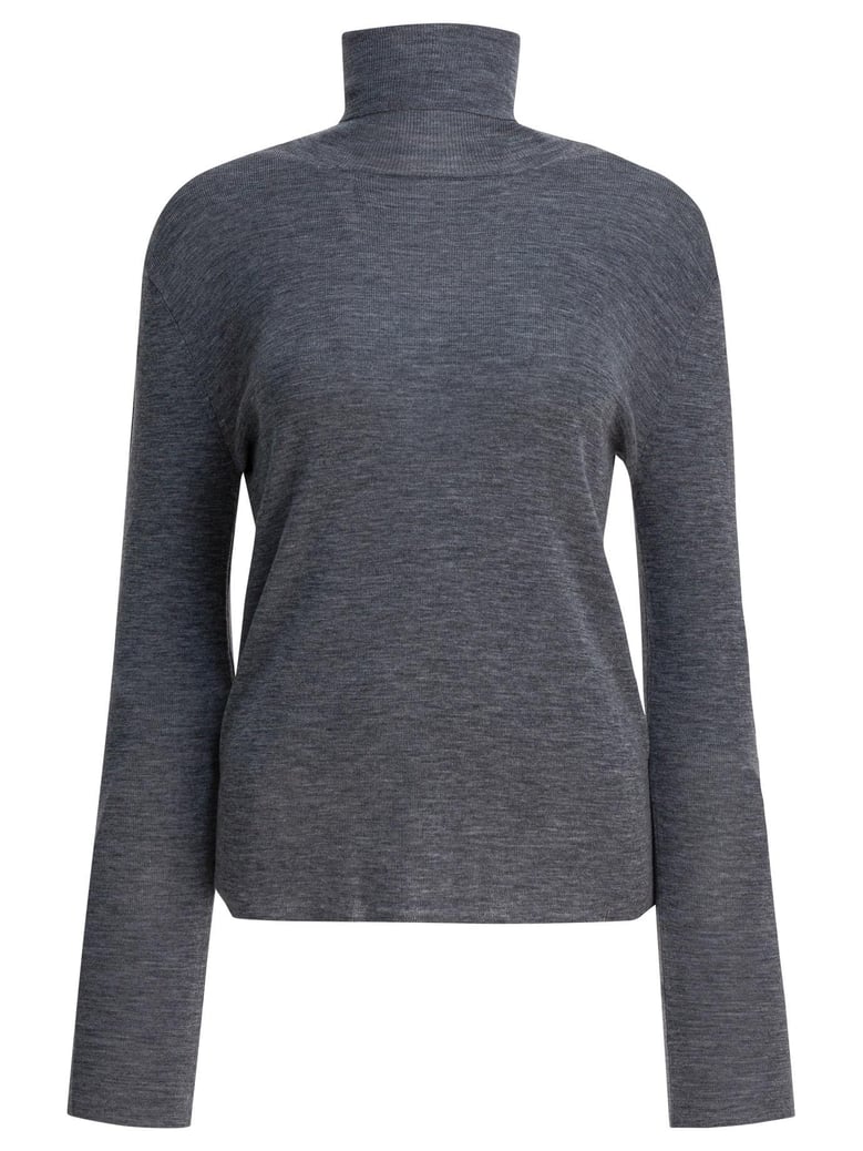 wool turtleneck sweater by Selfnex