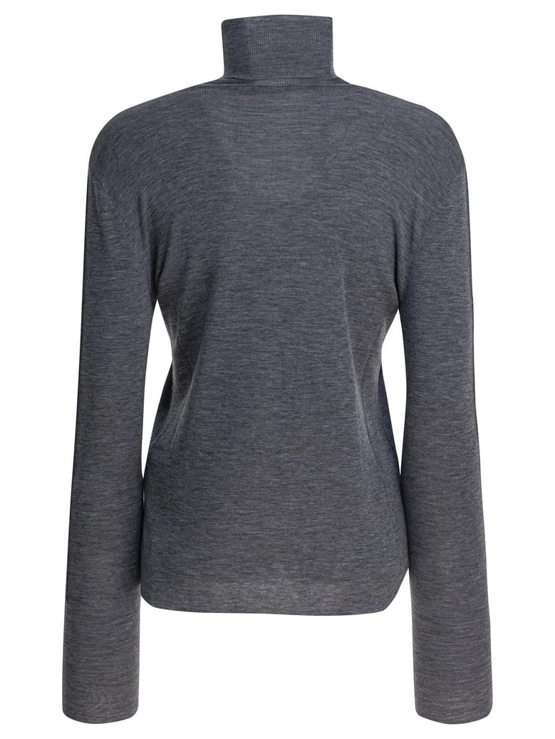 wool turtleneck sweater by Selfnex