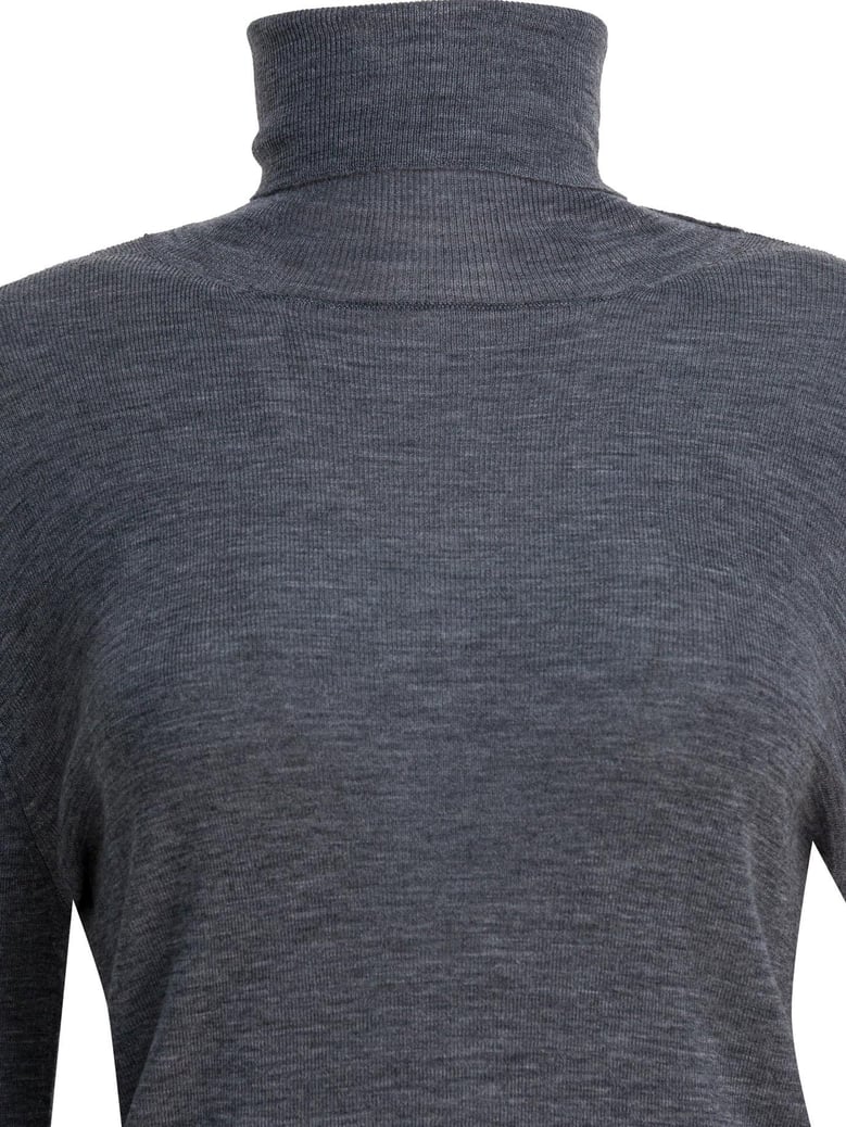 wool turtleneck sweater by Selfnex
