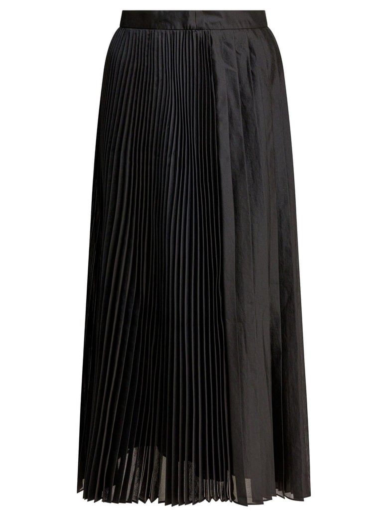 black polyester skirt by Selfnex