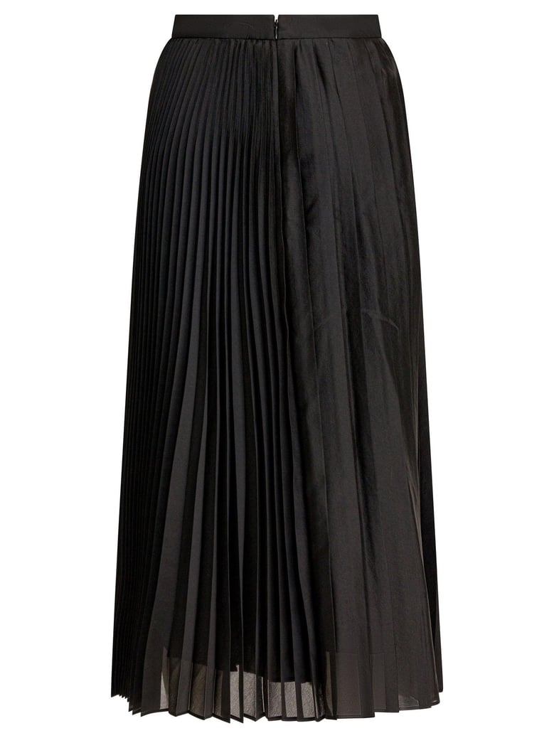 black polyester skirt by Selfnex