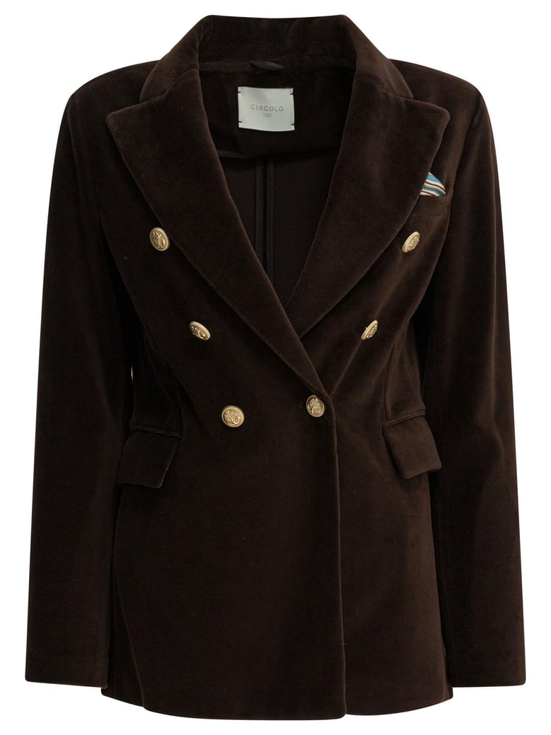 cotton double-breasted jacket by Selfnex