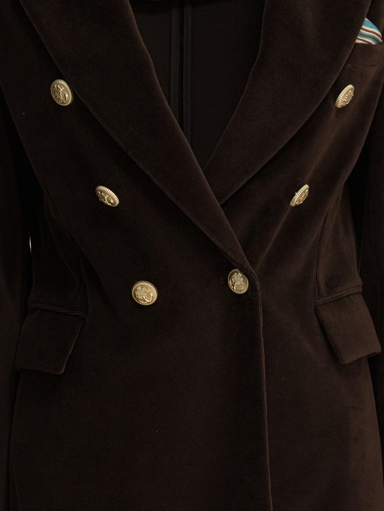 cotton double-breasted jacket by Selfnex