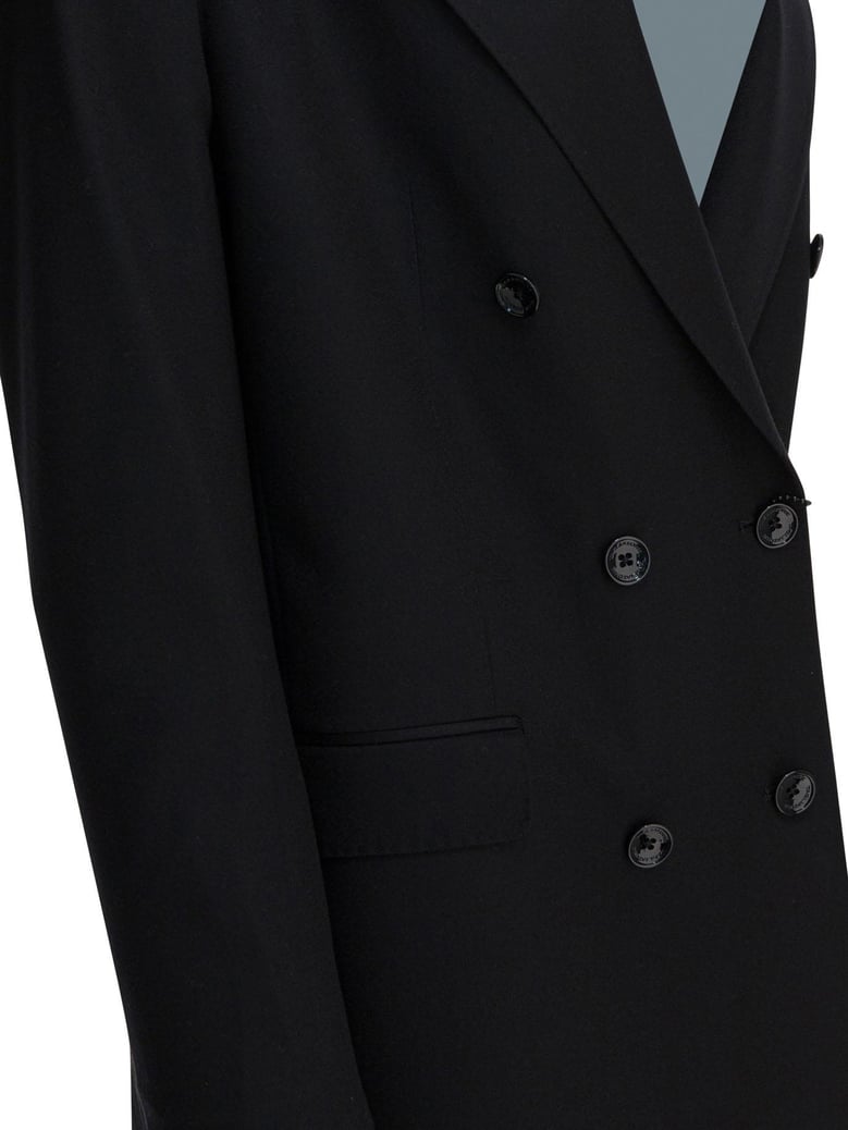 black cupro jacket by Selfnex