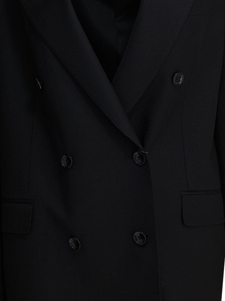 black cupro jacket by Selfnex