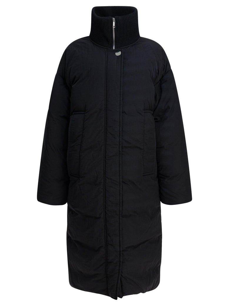 black padded polyamide coat by Selfnex
