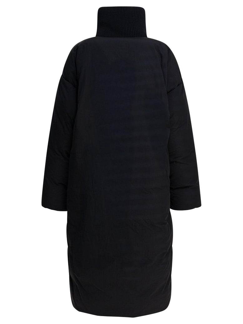 black padded polyamide coat by Selfnex