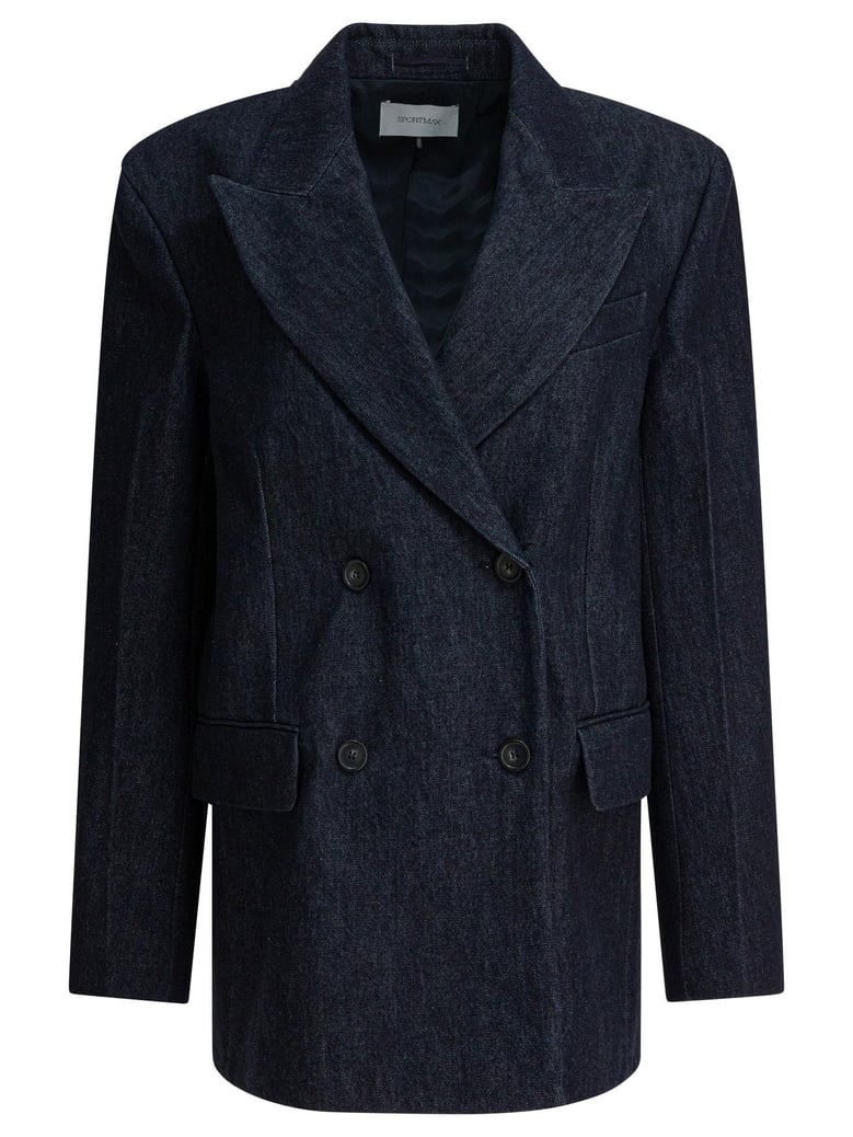 oversized double-breasted blazer by Selfnex