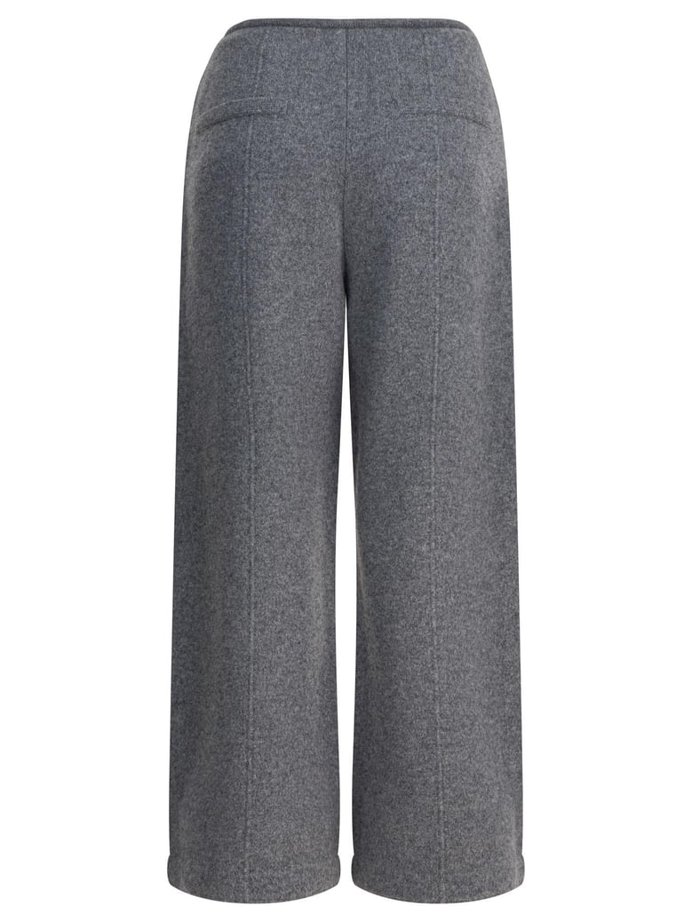 grey wool cashmere trousers by Selfnex