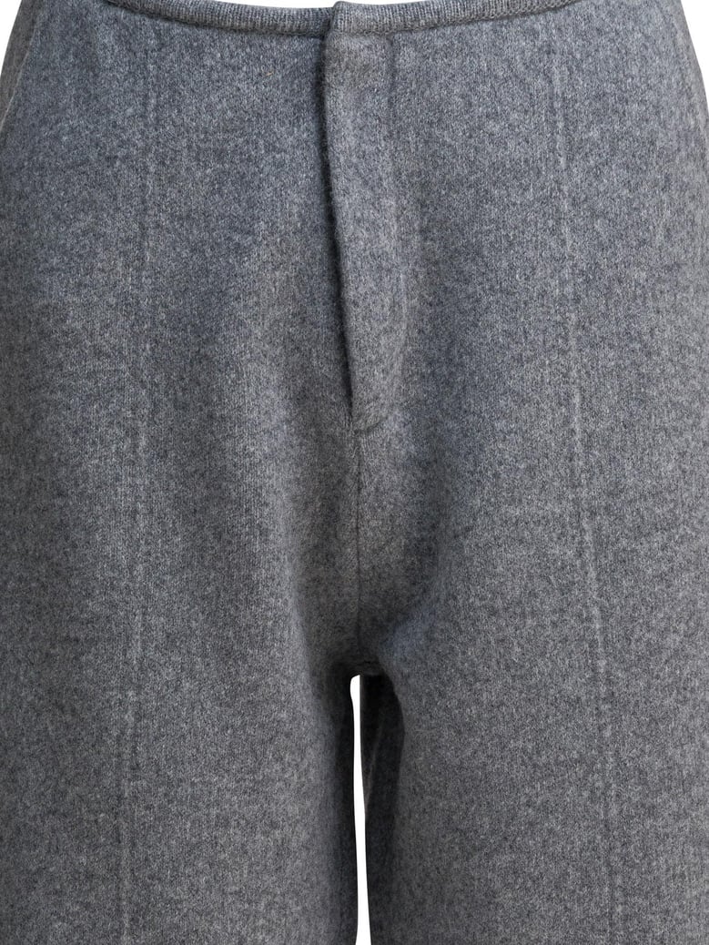 grey wool cashmere trousers by Selfnex