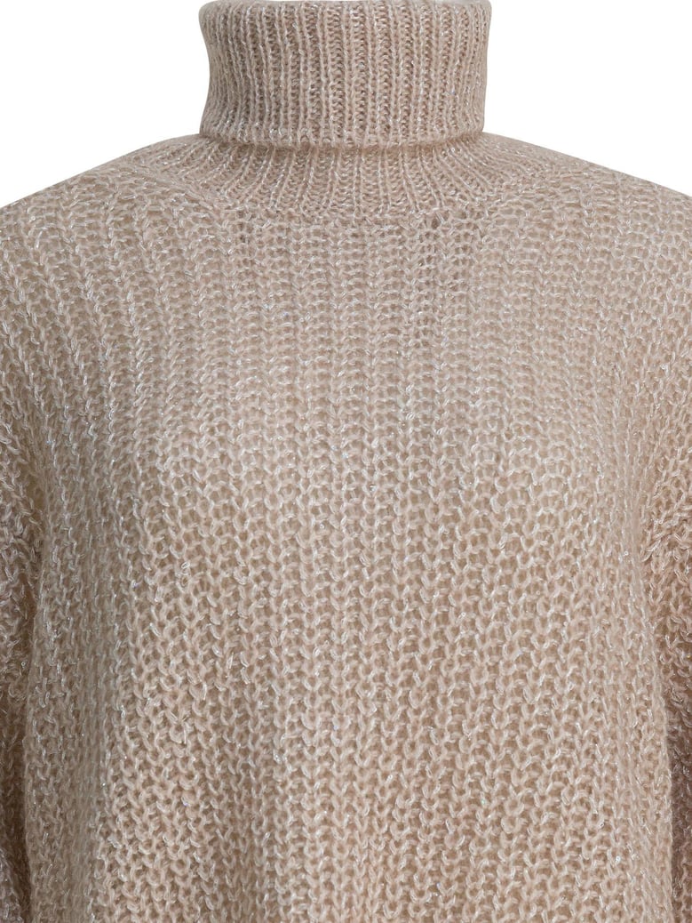 wool and alpaca turtleneck sweater by Selfnex