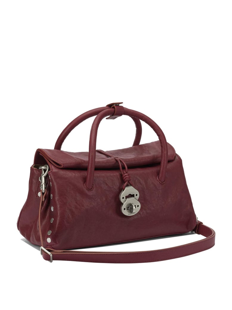 red cow leather handbag by Selfnex