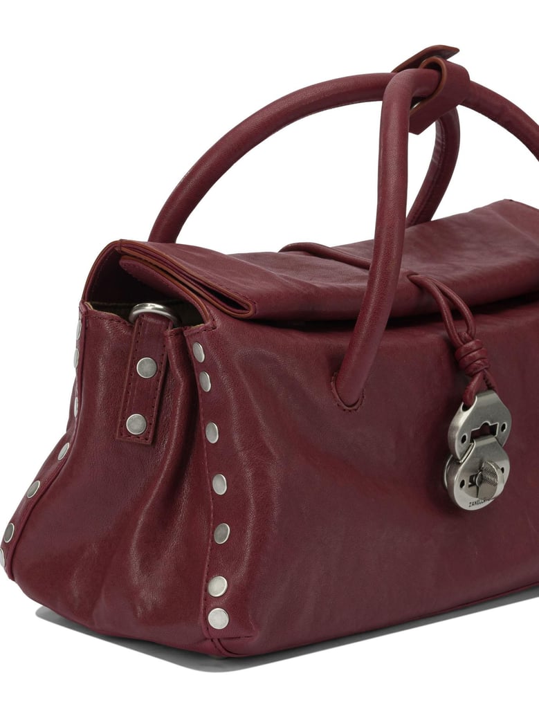 red cow leather handbag by Selfnex